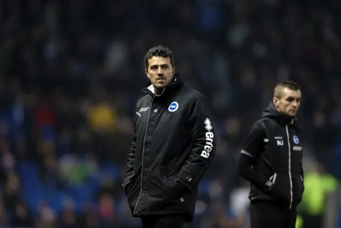 Framed Print : Brighton & Hove Albion vs. Huddersfield Town: Home Game - December 21, 2013