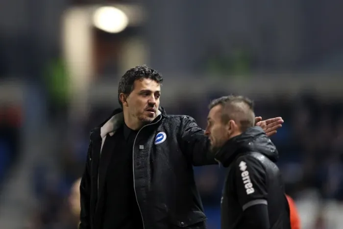 Framed Print : Brighton & Hove Albion vs. Huddersfield Town: Home Game - December 21, 2013 (Season 2013-14)