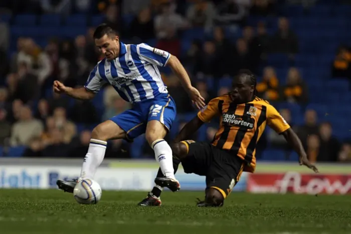 Framed Print : Brighton & Hove Albion vs. Hull City (15-10-2011): A Past Season Home Game Framed Print : Brighton & Hove Albion vs. Hull City (15-10-2011): A Past Season Home Game