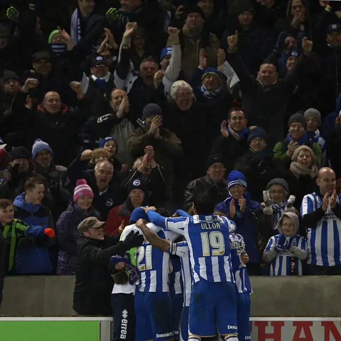 Framed Print : Brighton & Hove Albion vs. Hull City: 2012-13 Home Game Framed Print : Brighton & Hove Albion vs. Hull City: 2012-13 Home Game