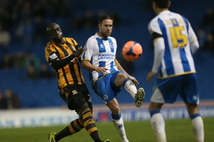 Framed Print : Brighton & Hove Albion vs. Hull City: 2013-14 Season Home Game Framed Print : Brighton & Hove Albion vs. Hull City: 2013-14 Season Home Game