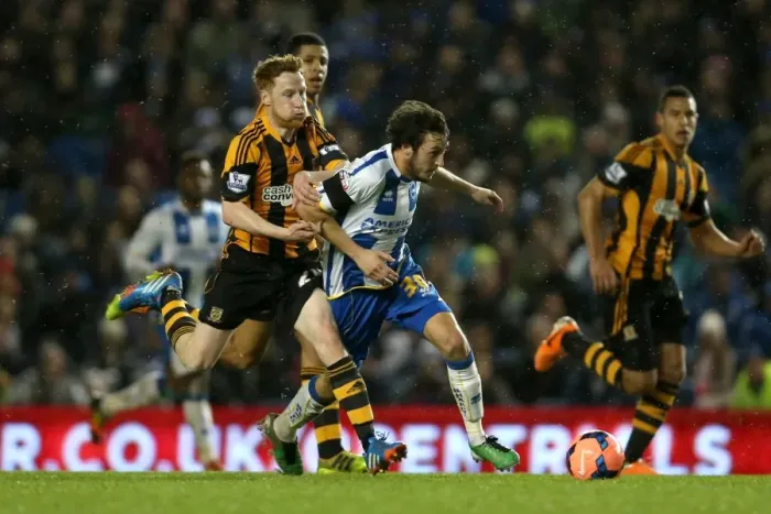Framed Print : Brighton & Hove Albion vs. Hull City: 2013-14 Season Home Game Framed Print : Brighton & Hove Albion vs. Hull City: 2013-14 Season Home Game