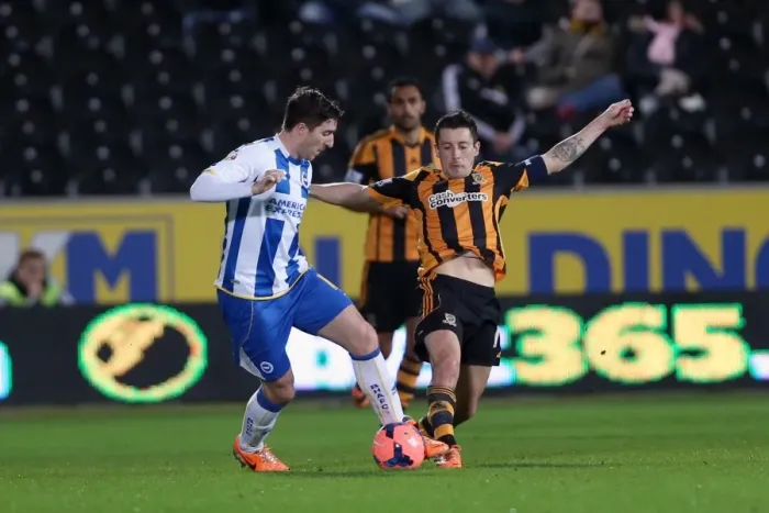 Framed Print : Brighton & Hove Albion vs. Hull City (Away): 24-02-2014 Framed Print : Brighton & Hove Albion vs. Hull City (Away): 24-02-2014
