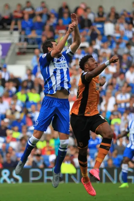 Framed Print : Brighton & Hove Albion vs. Hull City: A Battle for the Ball - Greer vs. Akpom (Sky Bet Championship, 12th September 2015) Framed Print : Brighton & Hove Albion vs. Hull City: A Battle for the Ball - Greer vs. Akpom (Sky Bet Championship, 12th September 2015)