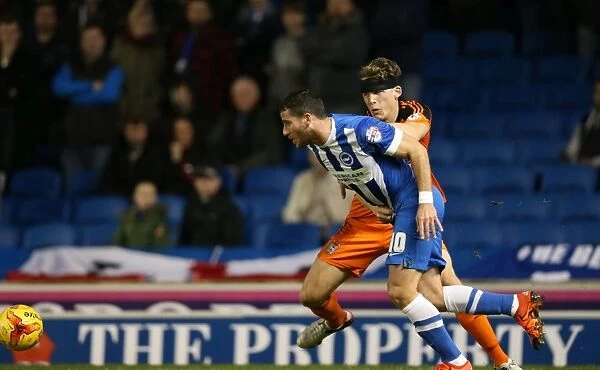 Brighton and Hove Albion vs. Ipswich Town: A Fierce Championship Clash at the American Express Community Stadium (29DEC15)