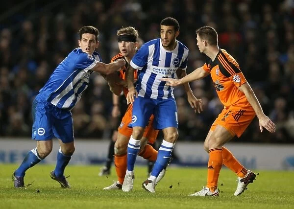 Brighton and Hove Albion vs. Ipswich Town: Sky Bet Championship Battle at American Express Community Stadium (29DEC15)