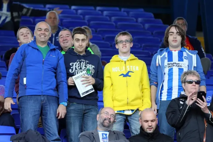 Framed Print : Brighton & Hove Albion vs. Ipswich Town: Away Game - September 28, 2013