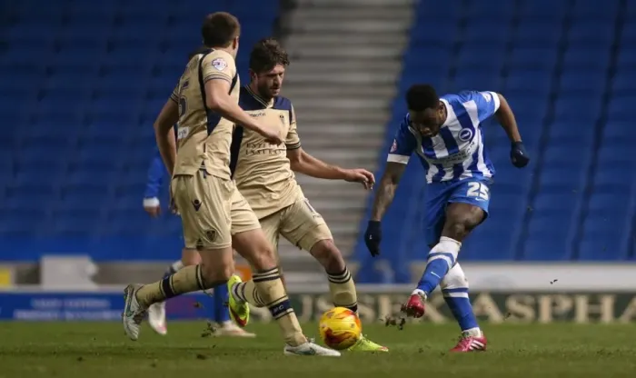 Framed Print : Brighton & Hove Albion vs Leeds United: Kazenga LuaLua's Electric Performance in Sky Bet Championship 2015 Framed Print : Brighton & Hove Albion vs Leeds United: Kazenga LuaLua's Electric Performance in Sky Bet Championship 2015