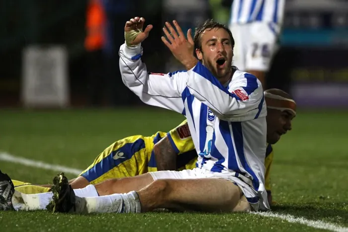 Framed Print : Brighton & Hove Albion vs Leeds United (2009-10): A Nostalgic Look Back at Their Home Game