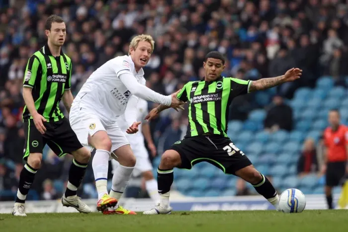 Framed Print : Brighton & Hove Albion vs. Leeds United: 2011-12 Away Game Highlights