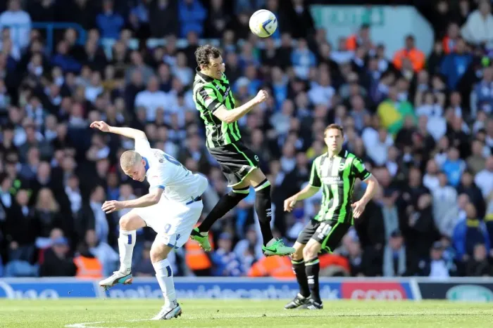 Framed Print : Brighton & Hove Albion vs. Leeds United: 2012-13 Away Game Framed Print : Brighton & Hove Albion vs. Leeds United: 2012-13 Away Game