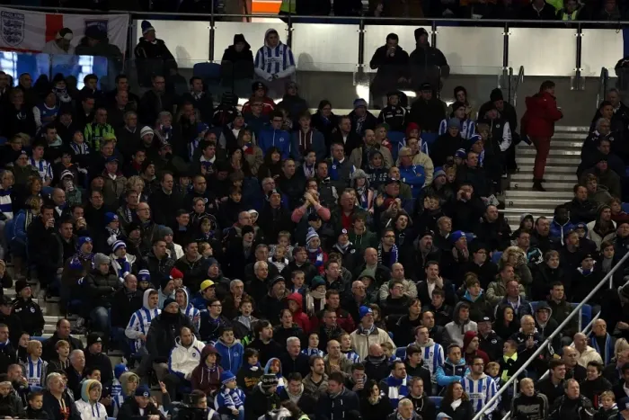Framed Print : Brighton & Hove Albion vs. Leeds United (2012-13 Season): A Past Home Game