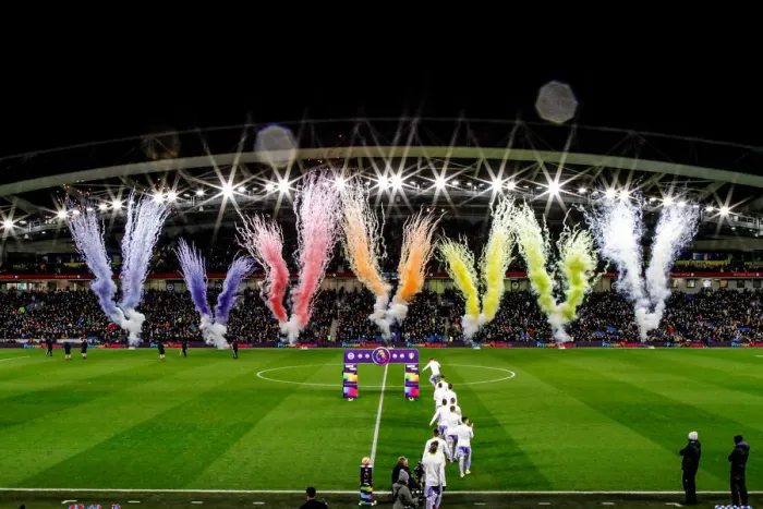 Framed Print : Brighton and Hove Albion vs Leeds United: A Premier League Battle at American Express Community Stadium (November 2021) Framed Print : Brighton and Hove Albion vs Leeds United: A Premier League Battle at American Express Community Stadium (November 2021)