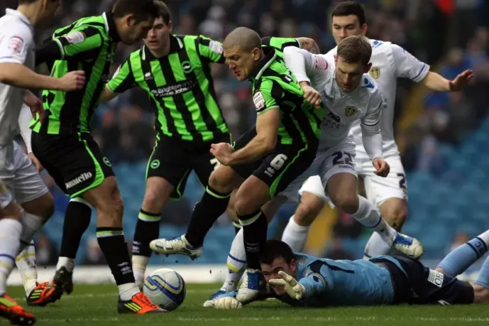 Framed Print : Brighton & Hove Albion vs. Leeds United (Away): 11-02-12 - 2011-12 Season Highlights Framed Print : Brighton & Hove Albion vs. Leeds United (Away): 11-02-12 - 2011-12 Season Highlights
