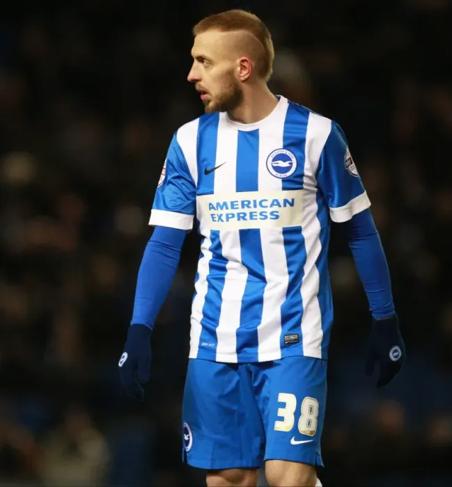 Framed Print : Brighton & Hove Albion vs Leeds United: Jiri Skalak's Championship Showdown (29th February 2016)