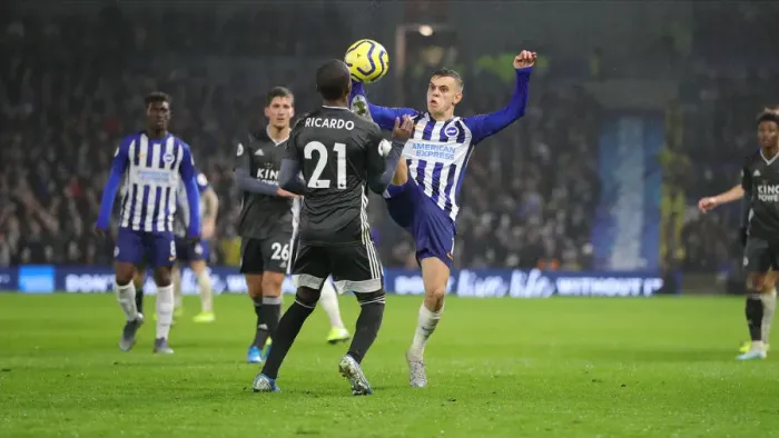 Framed Print : Brighton and Hove Albion vs Leicester City: Premier League Showdown at American Express Community Stadium (November 2019) Framed Print : Brighton and Hove Albion vs Leicester City: Premier League Showdown at American Express Community Stadium (November 2019)