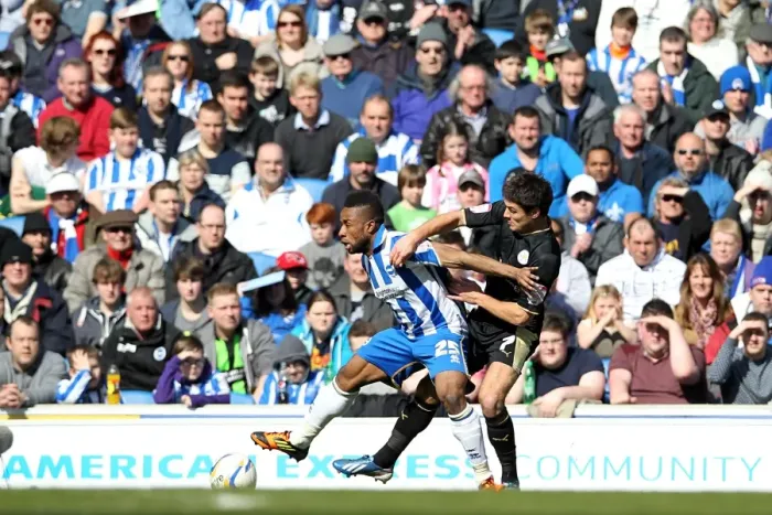 Framed Print : Brighton & Hove Albion vs Leicester City: 2012-13 Home Game Framed Print : Brighton & Hove Albion vs Leicester City: 2012-13 Home Game
