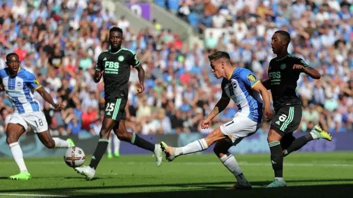Framed Print : Brighton & Hove Albion vs Leicester City: 2022 / 23 Premier League Battle at American Express Community Stadium Framed Print : Brighton & Hove Albion vs Leicester City: 2022 / 23 Premier League Battle at American Express Community Stadium