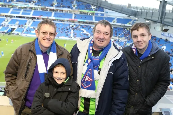 Framed Print : Brighton & Hove Albion vs. Leicester City: Home Game - December 7, 2013