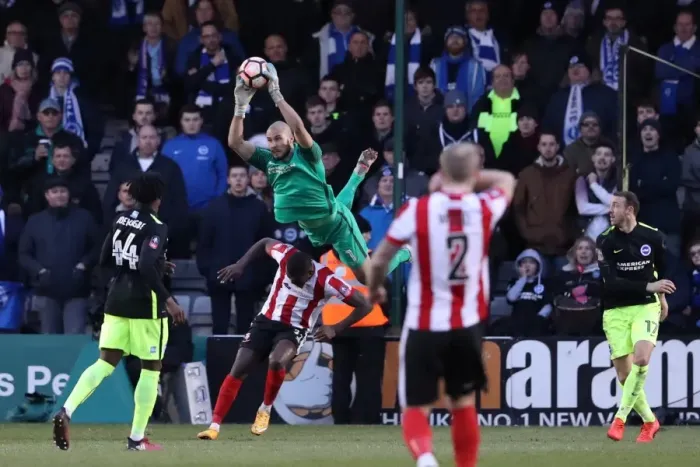 Framed Print : Brighton and Hove Albion vs. Lincoln City: FA Cup 4th Round Battle at Sincil Bank (28JAN17) Framed Print : Brighton and Hove Albion vs. Lincoln City: FA Cup 4th Round Battle at Sincil Bank (28JAN17)