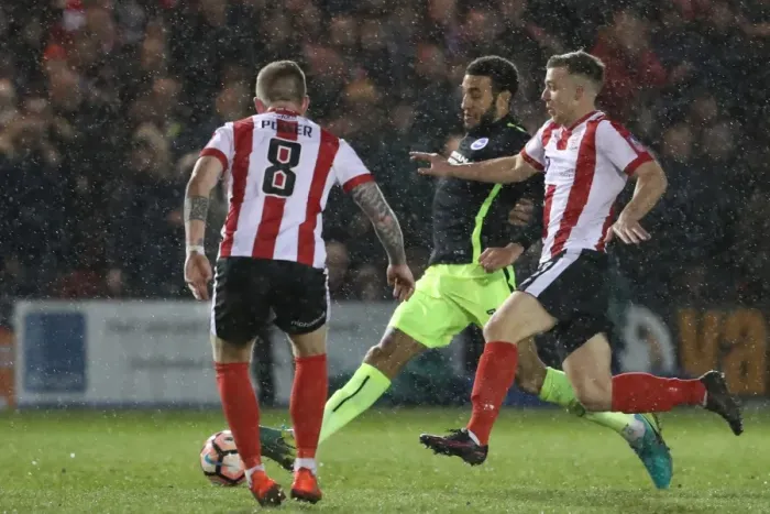 Framed Print : Brighton and Hove Albion vs. Lincoln City: FA Cup Fourth Round Clash at Sincil Bank (28JAN17) Framed Print : Brighton and Hove Albion vs. Lincoln City: FA Cup Fourth Round Clash at Sincil Bank (28JAN17)