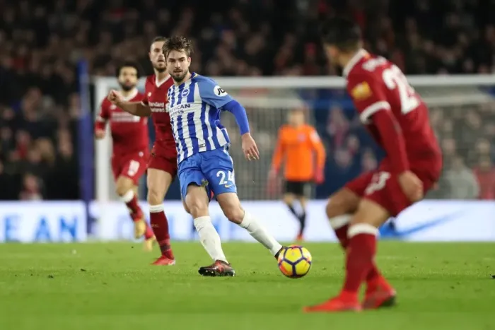 Framed Print : Brighton and Hove Albion vs Liverpool: Premier League Showdown at American Express Community Stadium (December 2017)