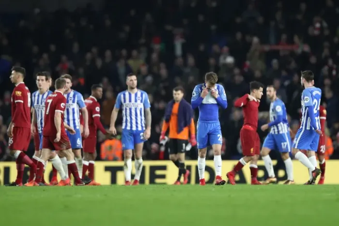 Framed Print : Brighton and Hove Albion vs Liverpool: Premier League Showdown at American Express Community Stadium (02DEC17) Framed Print : Brighton and Hove Albion vs Liverpool: Premier League Showdown at American Express Community Stadium (02DEC17)