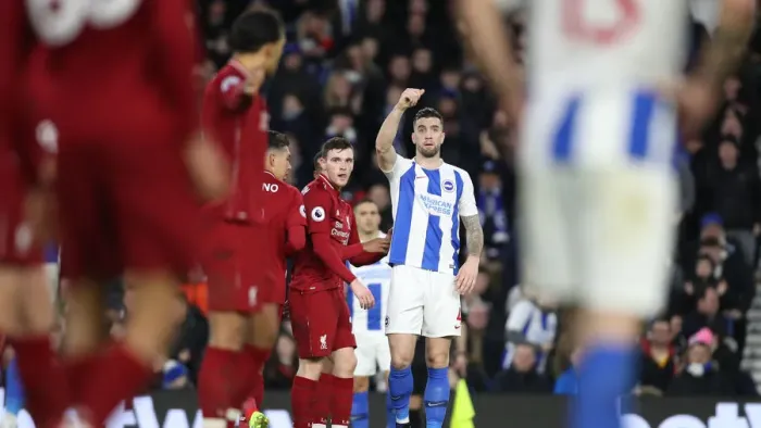 Framed Print : Brighton and Hove Albion vs Liverpool: Premier League Showdown at American Express Community Stadium (January 9, 2019) Framed Print : Brighton and Hove Albion vs Liverpool: Premier League Showdown at American Express Community Stadium (January 9, 2019)