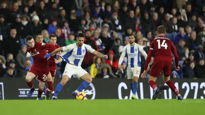 Framed Print : Brighton and Hove Albion vs Liverpool: Premier League Showdown at American Express Community Stadium (January 9, 2019) Framed Print : Brighton and Hove Albion vs Liverpool: Premier League Showdown at American Express Community Stadium (January 9, 2019)
