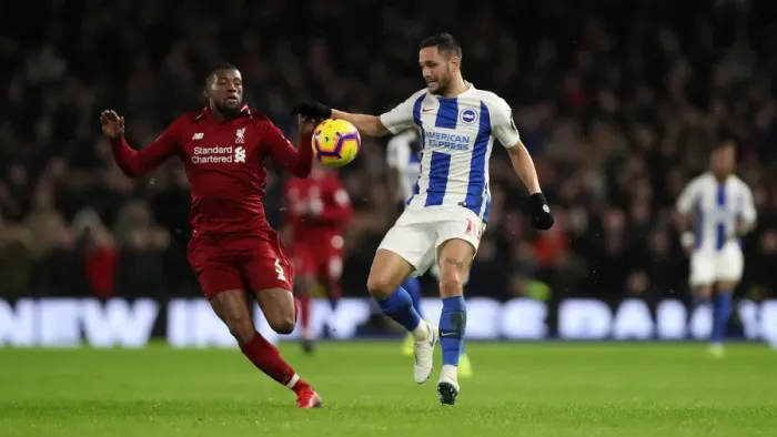 Framed Print : Brighton and Hove Albion vs Liverpool: Premier League Showdown at American Express Community Stadium (January 9, 2019) Framed Print : Brighton and Hove Albion vs Liverpool: Premier League Showdown at American Express Community Stadium (January 9, 2019)