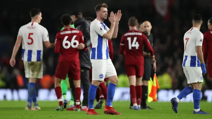 Framed Print : Brighton and Hove Albion vs Liverpool: Premier League Showdown at American Express Community Stadium (January 9, 2019)