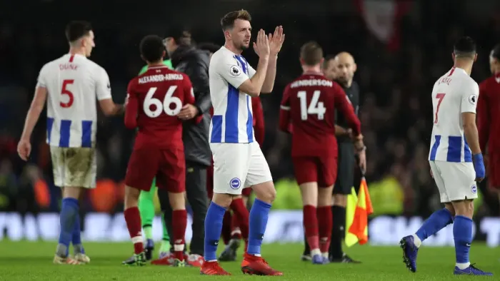 Framed Print : Brighton and Hove Albion vs Liverpool: Intense Premier League Clash at American Express Community Stadium (January 9, 2019) Framed Print : Brighton and Hove Albion vs Liverpool: Intense Premier League Clash at American Express Community Stadium (January 9, 2019)