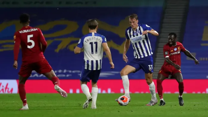 Framed Print : Brighton and Hove Albion vs Liverpool: Premier League Showdown at American Express Community Stadium (July 2020) Framed Print : Brighton and Hove Albion vs Liverpool: Premier League Showdown at American Express Community Stadium (July 2020)