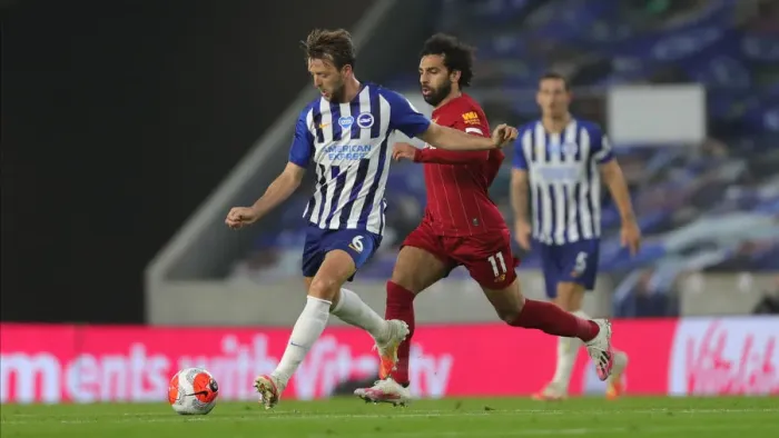 Framed Print : Brighton and Hove Albion vs Liverpool: Premier League Showdown at American Express Community Stadium (July 2020) Framed Print : Brighton and Hove Albion vs Liverpool: Premier League Showdown at American Express Community Stadium (July 2020)