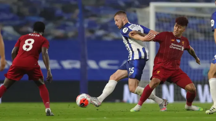 Framed Print : Brighton and Hove Albion vs Liverpool: Premier League Showdown at American Express Community Stadium (July 2020) Framed Print : Brighton and Hove Albion vs Liverpool: Premier League Showdown at American Express Community Stadium (July 2020)