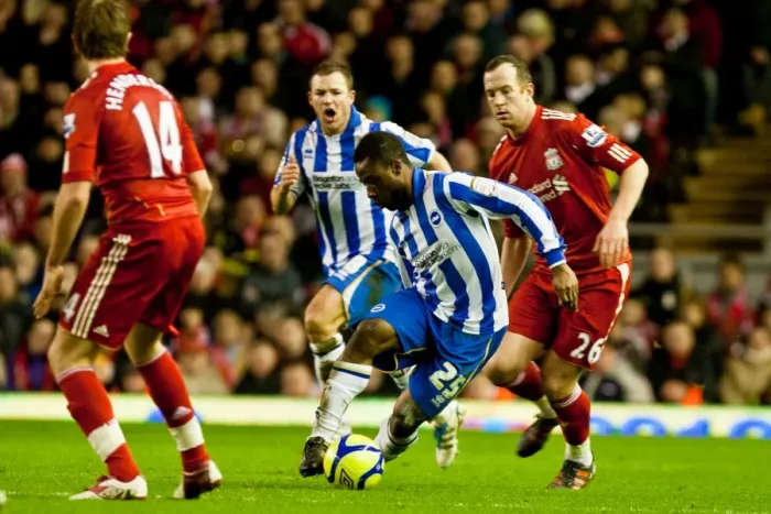 Framed Print : Brighton & Hove Albion vs. Liverpool (FA Cup, 2011-12): Away Game Framed Print : Brighton & Hove Albion vs. Liverpool (FA Cup, 2011-12): Away Game