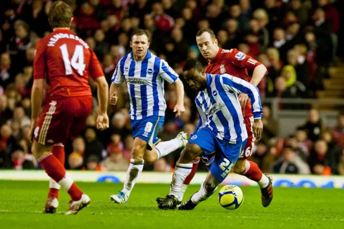 Framed Print : Brighton & Hove Albion vs. Liverpool (FA Cup, 2011-12): Away Game Framed Print : Brighton & Hove Albion vs. Liverpool (FA Cup, 2011-12): Away Game