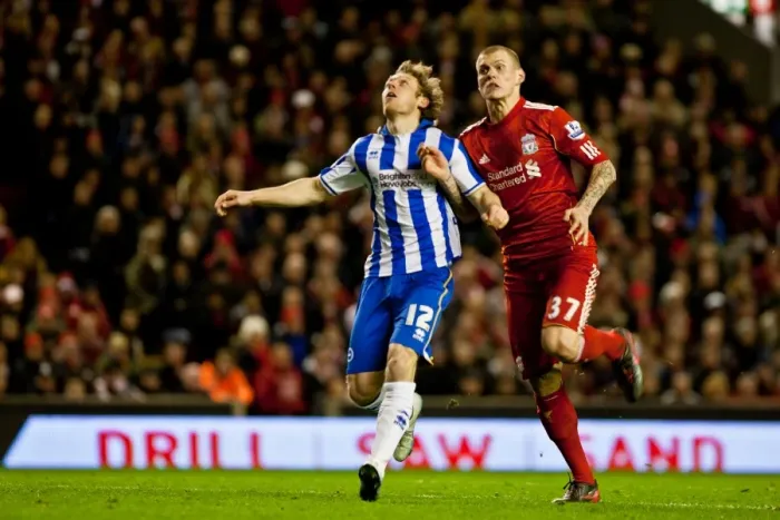 Framed Print : Brighton & Hove Albion vs. Liverpool (FA Cup, 2011-12): Away Game Framed Print : Brighton & Hove Albion vs. Liverpool (FA Cup, 2011-12): Away Game