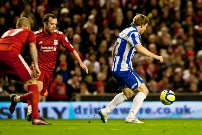 Framed Print : Brighton & Hove Albion vs. Liverpool (FA Cup, 2011-12) - Away Game Framed Print : Brighton & Hove Albion vs. Liverpool (FA Cup, 2011-12) - Away Game