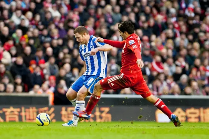 Framed Print : Brighton & Hove Albion vs. Liverpool (FA Cup, 2011-12): Away Game Framed Print : Brighton & Hove Albion vs. Liverpool (FA Cup, 2011-12): Away Game