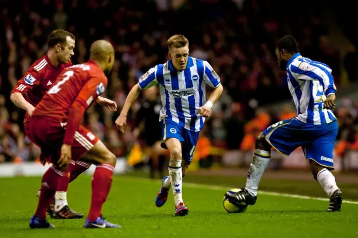 Framed Print : Brighton & Hove Albion vs. Liverpool (FA Cup, 2011-12): Away Game Framed Print : Brighton & Hove Albion vs. Liverpool (FA Cup, 2011-12): Away Game