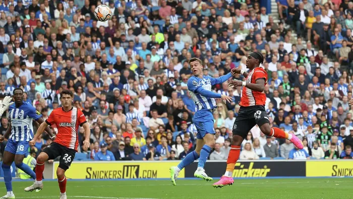 Framed Print : Brighton and Hove Albion vs. Luton Town: 2023 / 24 Premier League Clash at American Express Stadium Framed Print : Brighton and Hove Albion vs. Luton Town: 2023 / 24 Premier League Clash at American Express Stadium