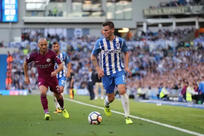 Framed Print : Brighton and Hove Albion vs Manchester City: Premier League Showdown at American Express Community Stadium (August 12, 2017) Framed Print : Brighton and Hove Albion vs Manchester City: Premier League Showdown at American Express Community Stadium (August 12, 2017)