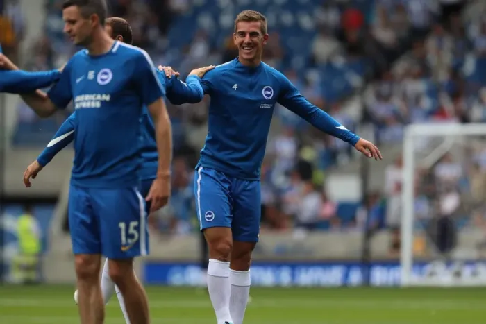Framed Print : Brighton & Hove Albion vs Manchester City: Uwe Huenemeier Defends at the American Express Community Stadium (Premier League, 12th August 2017) Framed Print : Brighton & Hove Albion vs Manchester City: Uwe Huenemeier Defends at the American Express Community Stadium (Premier League, 12th August 2017)