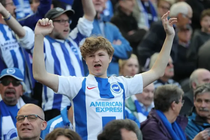 Framed Print : Brighton and Hove Albion vs Manchester City: Premier League Showdown at American Express Community Stadium (May 12, 2019)
