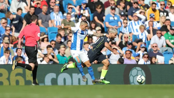 Framed Print : Brighton and Hove Albion vs Manchester City: Premier League Showdown at American Express Community Stadium (May 12, 2019) Framed Print : Brighton and Hove Albion vs Manchester City: Premier League Showdown at American Express Community Stadium (May 12, 2019)