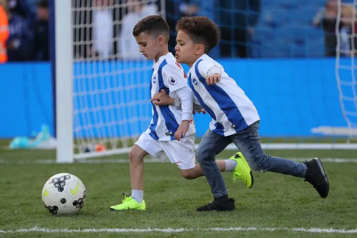 Framed Print : Brighton and Hove Albion vs Manchester City: Premier League Showdown at American Express Community Stadium (May 12, 2019)