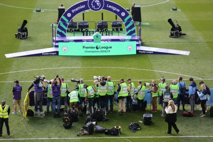 Framed Print : Brighton and Hove Albion vs Manchester City: Premier League Showdown at American Express Community Stadium (May 12, 2019) Framed Print : Brighton and Hove Albion vs Manchester City: Premier League Showdown at American Express Community Stadium (May 12, 2019)