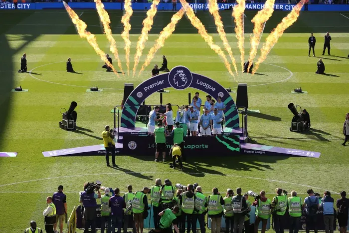 Framed Print : Brighton and Hove Albion vs Manchester City: Premier League Showdown at American Express Community Stadium (May 12, 2019) Framed Print : Brighton and Hove Albion vs Manchester City: Premier League Showdown at American Express Community Stadium (May 12, 2019)