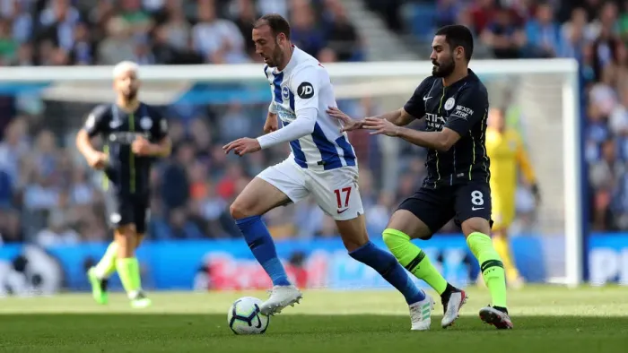 Framed Print : Brighton and Hove Albion vs Manchester City: Premier League Showdown at American Express Community Stadium (May 12, 2019) Framed Print : Brighton and Hove Albion vs Manchester City: Premier League Showdown at American Express Community Stadium (May 12, 2019)